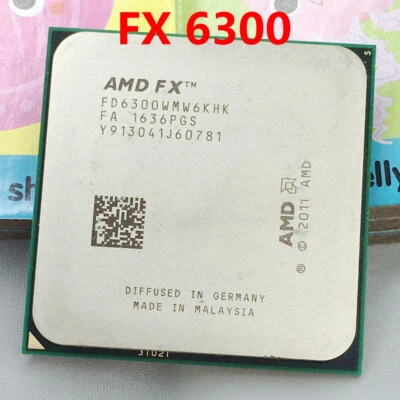 AMD FX-Series FX-6300 6 Core 3.50GHz Socket AM3+ CPU Processor (FD6300WMW6KHK) - Image 1 of 4