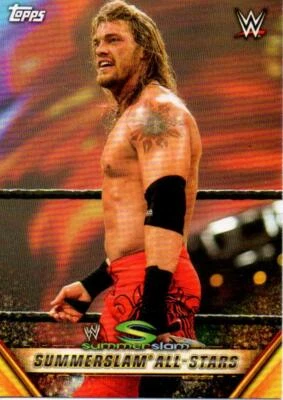 Edge WWE Pro Wrestling Trading Card Tops Wrestler Summer Slam 2004 Chris Jericho - Image 1 of 3
