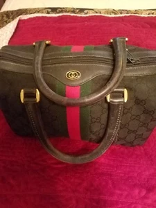 vintage gucci black handbag - Picture 1 of 4