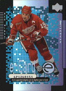 2000-01 Upper Deck e-Cards #EC3 Steve Yzerman