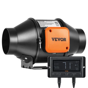 VEVOR Ventilador de Conducto en Línea de 4" en Silencio Velocidad Variable 21 W - Imagen 1 de 12