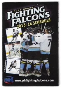 2013-14 Port Huron Fighting Falcons NAHL Hockey Schedule !!! Bud Light - Picture 1 of 1