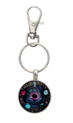 Portachiavi, Gioiello da Borsa Pentagramma Constellation con Moschettone. - Immagine 1 di 2