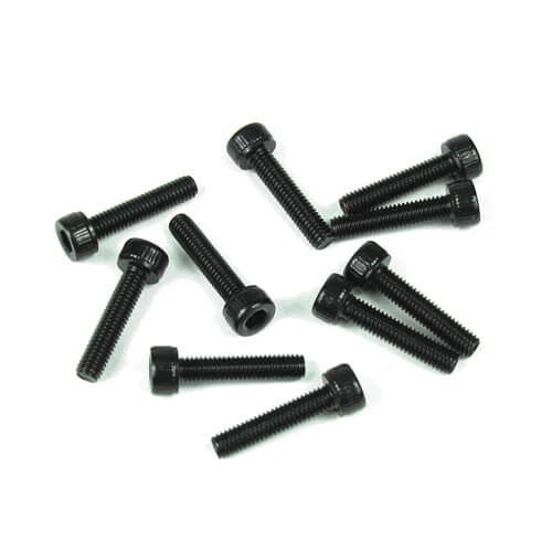 Tekno TKR1528 – M3x18mm Cap Head Screws (black, 10pcs) - Image 1 of 1