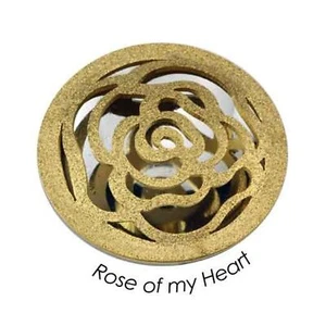 Quoins QMOX-07L-G Damen Anhänger Rose Refelction Edelstahl vergoldet gold - Bild 1 von 3