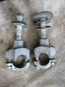 84-98 Harley Davidson FLHT FLT FLHR FLHTC FLHTU handlebar riser clamps bolts - Picture 1 of 2