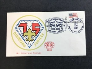 ICOLLECTZONE US Boy Scout Cover SOSSI Jubilee 75th Anniversary (F400) - Imagen 1 de 1