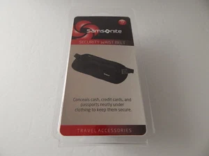 Samsonite Travel Security Waist Belt Black New - Picture 1 of 2