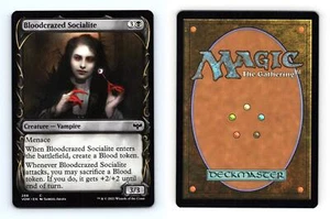Bloodcrazed Socialite #288 MTG Innistrad Crimson Vow Common Showcase TCG Card - Foto 1 di 1
