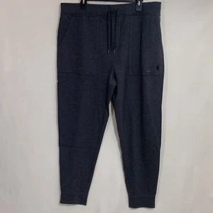 Hombre Polo Ralph Lauren Doble Tejido Texturizado Joggers Talla XL Gris Carbón - Imagen 1 de 13