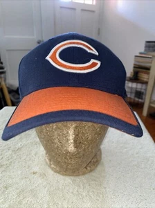 CHICAGO BEARS NFL New Era Navy Orange Hat 39thirty Fitted Small/Medium Cap Men’s - Picture 1 of 11