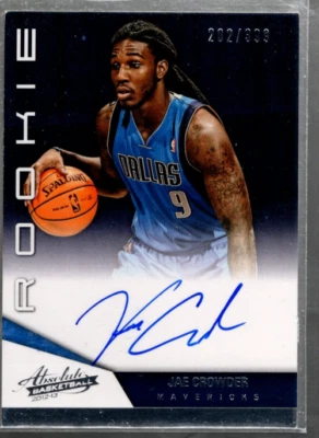 B3765- 2012-13 Absolute #164 Jae Crowder RC Auto /399 - NM-MT (ROOKIE CARD) - Image 1 of 2