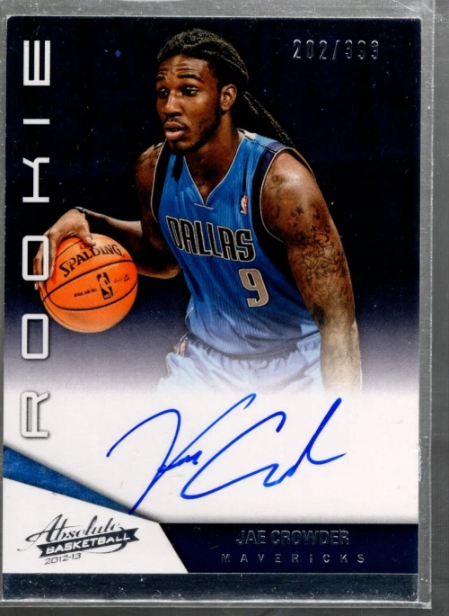 B3765- 2012-13 Absolute #164 Jae Crowder RC Auto /399 - NM-MT (ROOKIE CARD) - Image 1 of 2