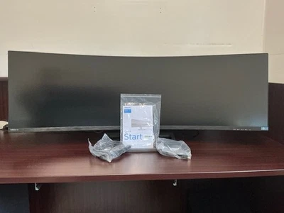 Philips Curved Computer Monitor 498P9  - Image 1 of 4