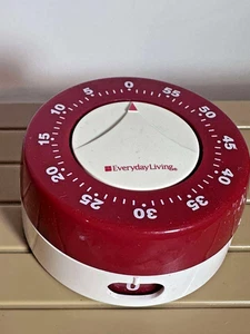 Everyday Living 1 Hour Kitchen Timer | Used Manual Cooking Timer | Pre-Owned - Picture 1 of 2