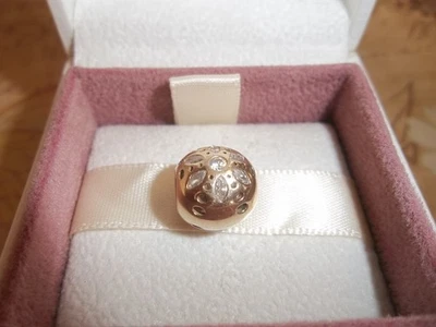 Подлинный подлинный Pandora 14 карат золото блестящий цветок подвеска 750826CZ G585 ЭЛЬ - Изображение 1 из 2