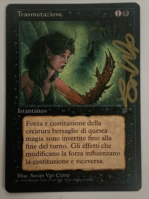 Transmutation Trasmutazione French Signed Artist Susan Van Camp Mtg Magic - Image 1 of 4