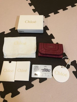 Estuche para llaves Chloe rosa accesorios para mujer edición limitada muy buen estado raro diseño elegante Foto 1 de 4