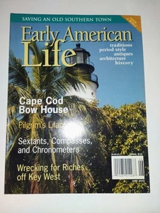 Early American Life Magazine June 2005 Rug Hooking Antique History Architecture - Picture 1 of 6