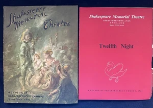 1960 Shakespeare Memorial Theatre Season Booklet Insert Twelfth Night Play Avon - Picture 1 of 9