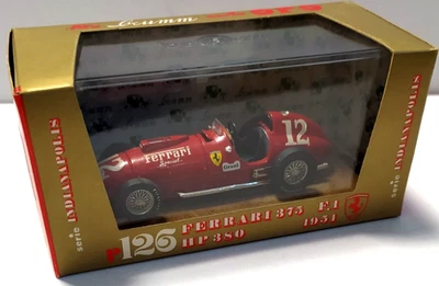 BRUMM SERIE ORO 1:43 AUTO DIE CAST FERRARI 375 F1 HP 380 #12  1951 ROSSO   R126 - Immagine 1 di 4
