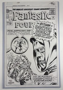 Fantastic Four #16 Recreación Arte Original Por Anthony Castrillo MAC En 2007 - Imagen 1 de 5