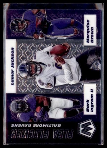 2020 Panini Mosaic Reactive Marquise Brown Ravens FF2 Flea Flicker - Bild 1 von 2