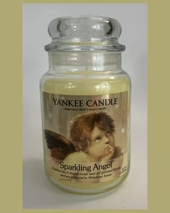 Yankee Candle Housewarmer SPARKLING ANGEL Large Jar 22 Oz RETIRED 2016 - NEW! - Picture 1 of 7