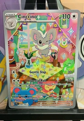 Cinccino 183/162 SV05: Temporal Forces Illustration Rare Near Mint Pokémon TCG - Image 1 of 2