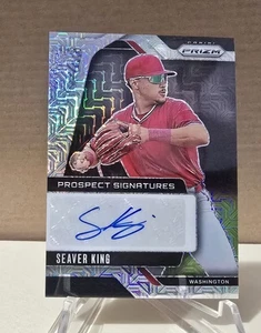 2025 Panini Prizm SEAVER KING *PROSPECT SILVER MOJO PRIZM AUTO* /25 Nationals - Picture 1 of 6