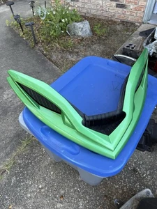 Kawasaki 2011-2023 Ultra 300X Front Nose Bumper Assembly Green & Insert - Picture 1 of 6