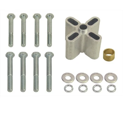 Derale Aluminum 1-3/4" Belt Driven Fan Spacer for 5/8" Pilot Water Pumps - Image 1 of 4