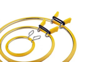 Premium Quality, Metal Spring Tension Embroidery Hoops, Cross Stich Hoop, Dar... - Picture 1 of 9