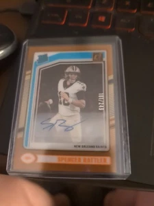 Donruss Clearly Spencer Rattler Rated Rookie Autograph Orange /249 - Picture 1 of 3