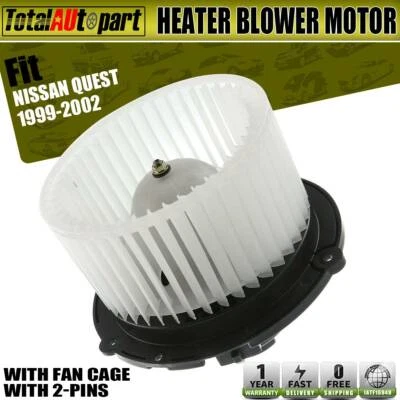 Двигатель вентилятора отопителя с колесом для Nissan Quest 1999-2002 V6 3,3 л 272207B025 - Изображение 1 из 4