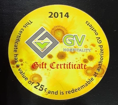 2014 Green Village Afghanistan 25 Cent not AAFES Pog  A.U. ( EFI ) - Image 1 of 3