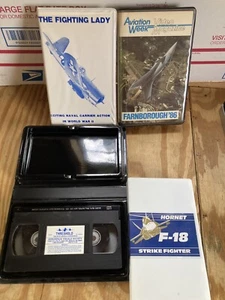 Vintage VHS Lot Military Air Show Aircraft Blue Angels - Imagen 1 de 7
