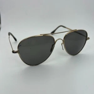 Gafas de sol piloto vintage Foster Grant FF77 de metal dorado marcos EE. UU. - Imagen 1 de 9