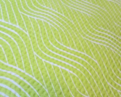 DAISY DOTS WAVE STRIPE Seersucker Fabric CP31362 Spring Creative 1 YARD+ - Image 1 of 4