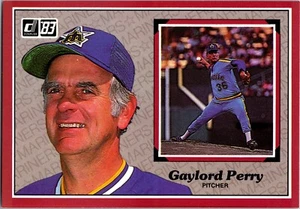 1983 Donruss Baseball Action All Stars #28 Gaylord Perry - Seattle Mariners - Picture 1 of 2