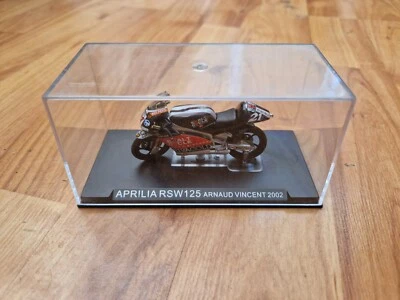 1/24 DEAGOSTINI IXO - 2002 APRILIA RSW250 ARNAUD VINCENT DIECAST MOTORCYCLE BIKE - Image 1 of 2