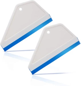 2 PCS Side Wiper Swipe Squeegee Rubber Blade Window Tint Film Wrap Install Tool - Picture 1 of 10