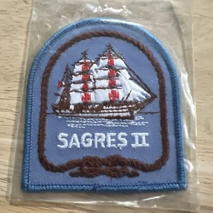 Vintage Sagres II Ship Cloth Patch Badge Canada Patch - Picture 1 of 6
