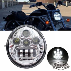 DOT LED Headlight For 2002-2017 Harley V Rod VROD VRSCA VRSCR VRSCF Street Rod  - Picture 1 of 8