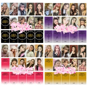 Kpop Kep1er 1er álbum First Impact Photocard Round Corner Self Made Photo Cards - Imagen 1 de 12