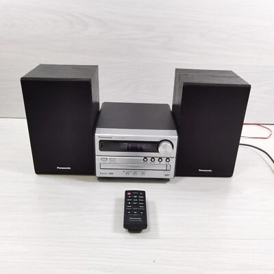 Panasonic SC-PM250B DAB Micro Hi-Fi CD System - Silver/Black - Fully Working - Image 1 of 4
