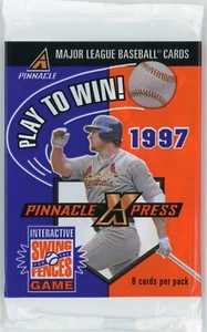 (1) 1997 Pinnacle X-Press Baseball - Factory Sealed Pack (8 Cards) - Picture 1 of 2