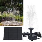 Solar Panel Powered Water Feature Pump Garden Pool Pond 160l/h K6p6