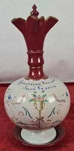 LA CRUCHE DE LA MARIÉE. CÉRAMIQUE D'ALCORA. DÉCORÉ À LA MAIN. XIXÈME SIÈCLE. - Picture 1 of 5