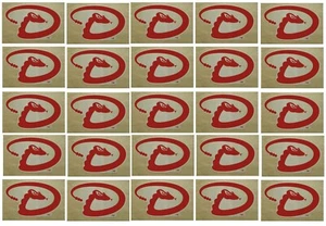 Arizona Diamondbacks Baseball Sticker Set of 25 Team Logo Design Made in the USA - Picture 1 of 2